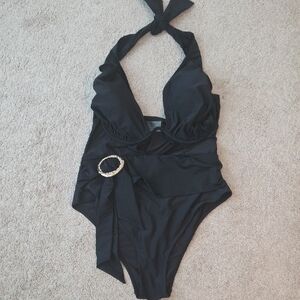Eliquii Black One Piece Swimsuit